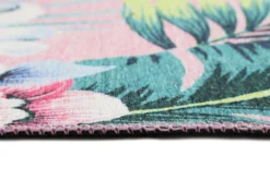 Accessorize Teppich 240x290 Pink Blumenmuster