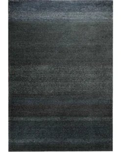 Anthrazit im Streifenlauf - Handtuft 160 x 230 cm