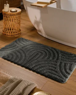 Badteppich Anthrazit Grau "Fiete" WECONhome