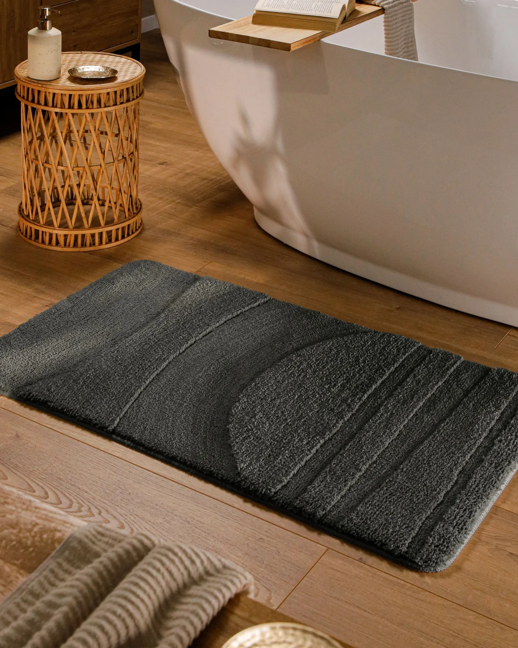 Badteppich Anthrazit Grau "Marc" WECONhome