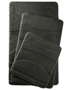 Badteppich Anthrazit Grau