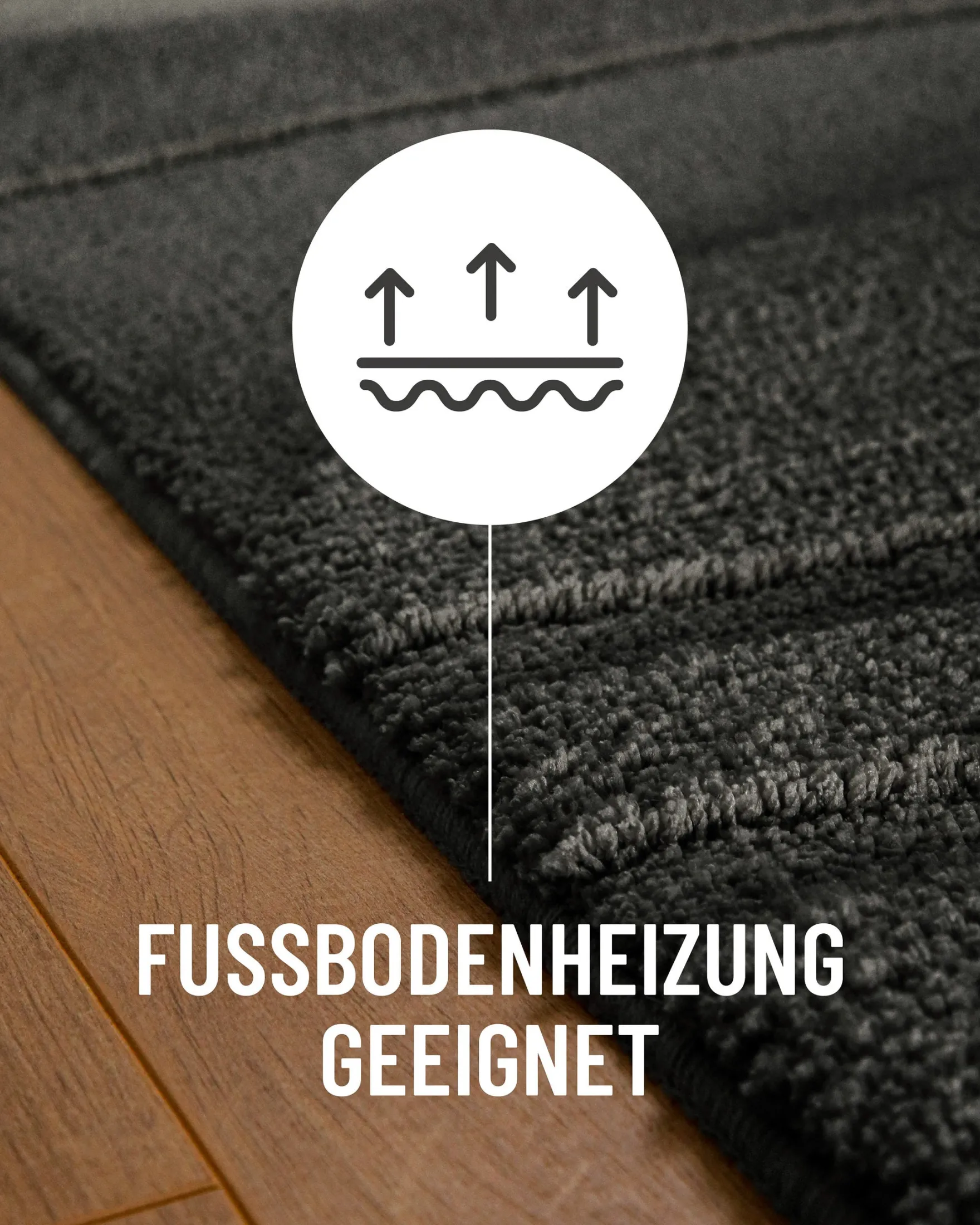 Badteppich Anthrazit Grau "Marc" WECONhome