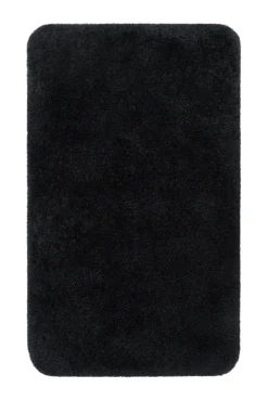 Badteppich Anthrazit Schwarz