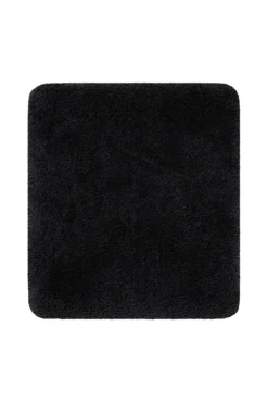 Badteppich Anthrazit Schwarz