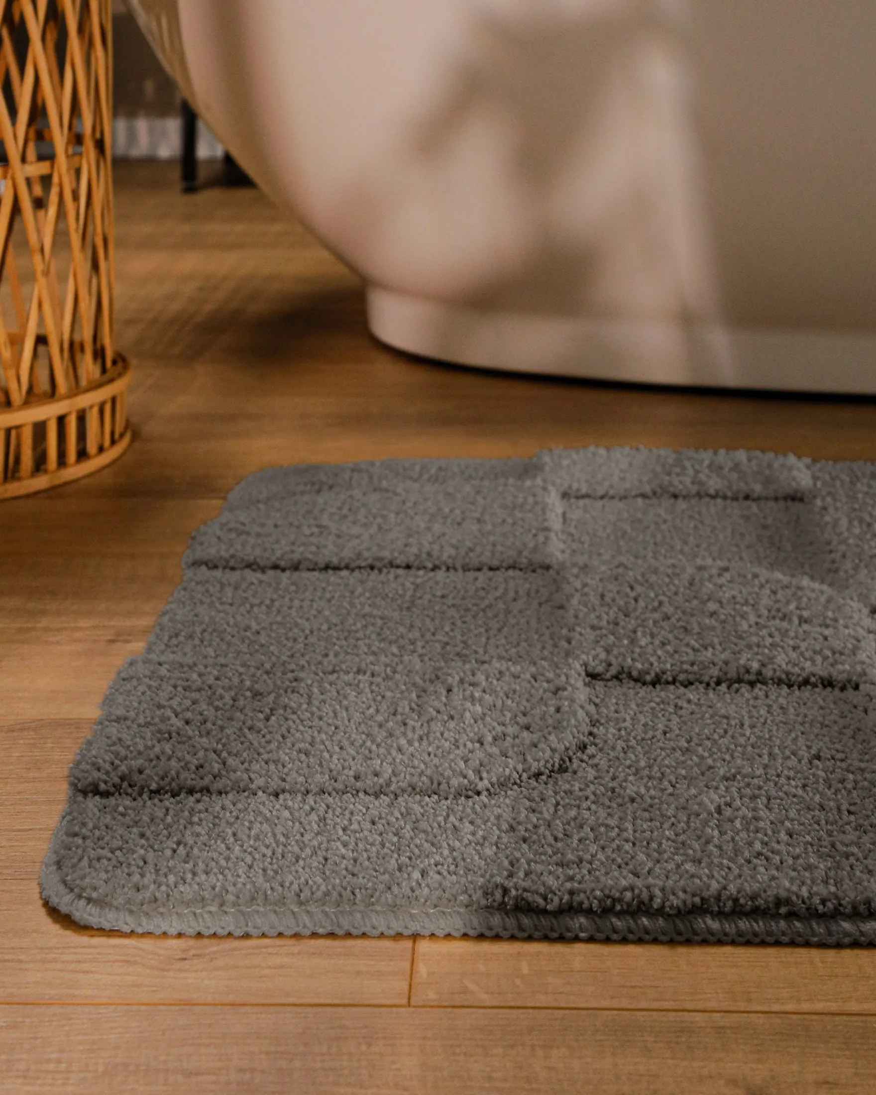 Badteppich Basalt Grau "Davie" WECONhome