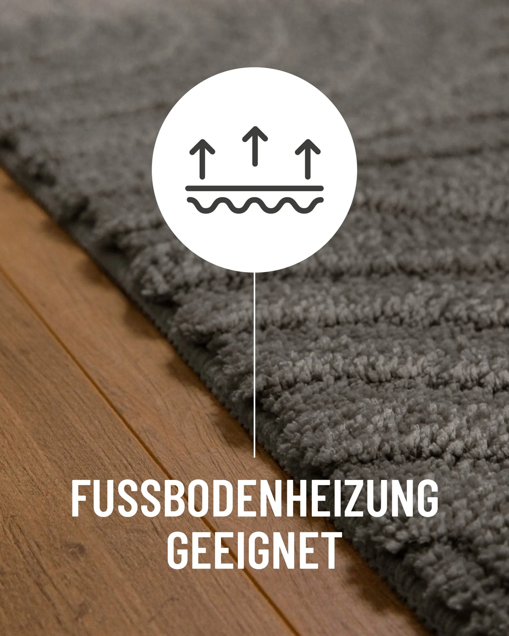 Badteppich Basalt Grau "Fiete" WECONhome