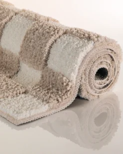 Badteppich Beige