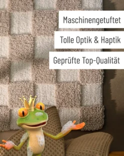 Badteppich Beige