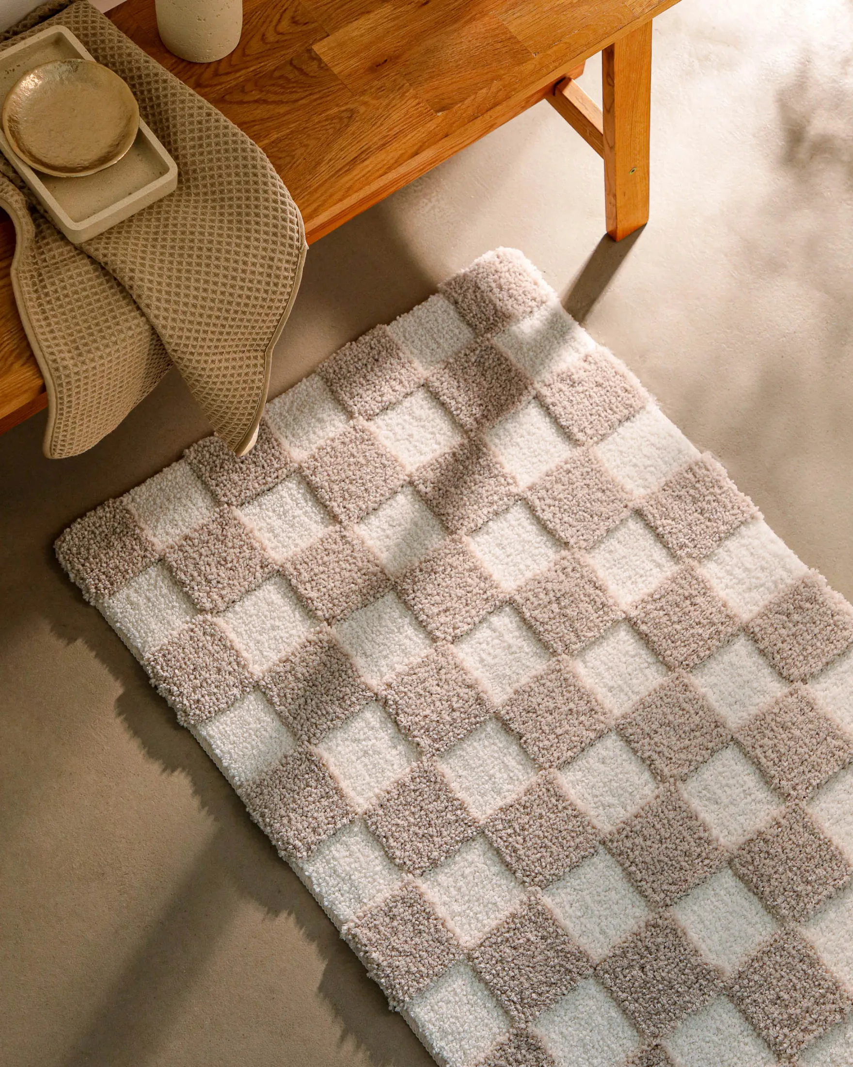 Badteppich Beige "Bobbi" WECONhome