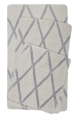 Badteppich Beige Grau