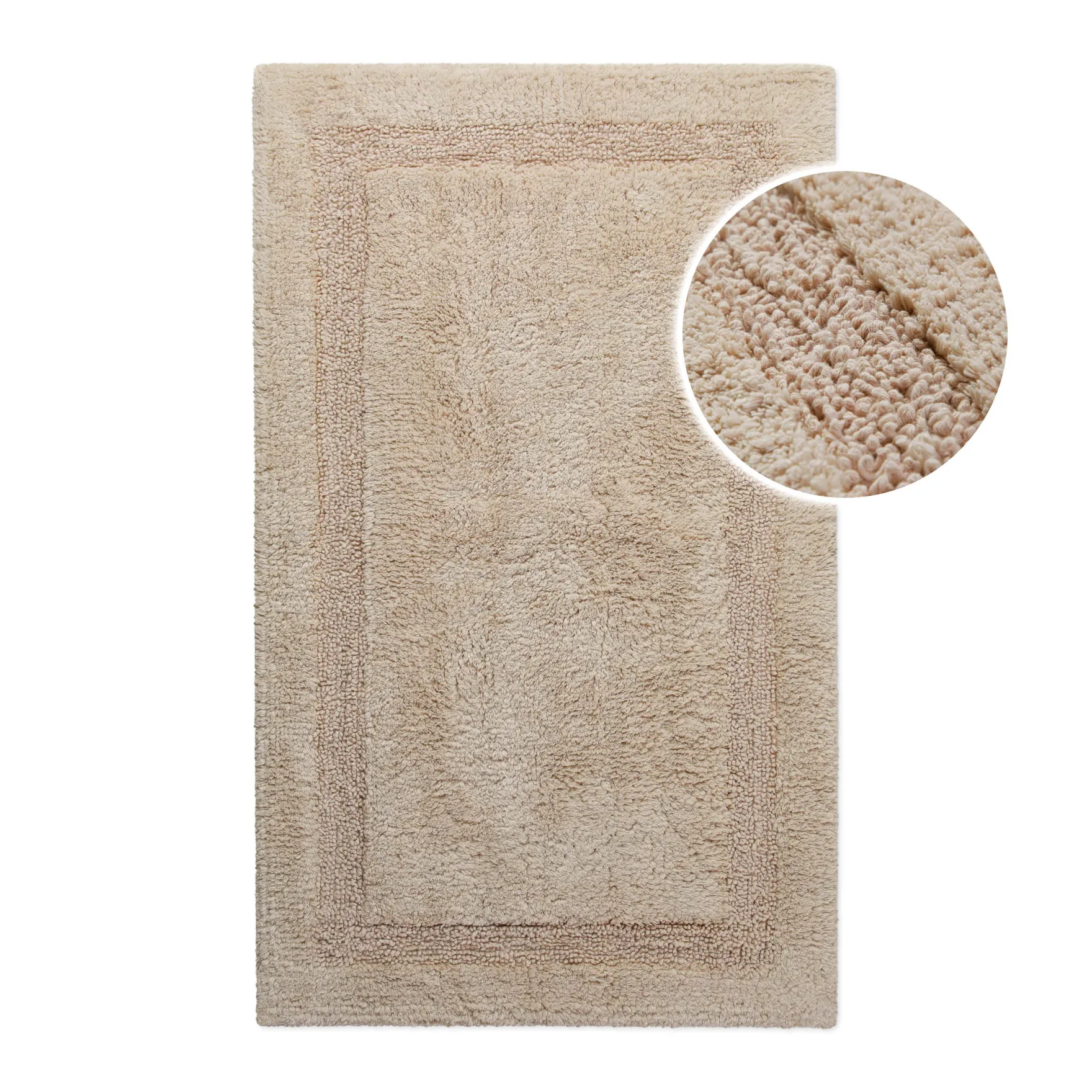 Badteppich Beige "Knut" WECONhome Basics