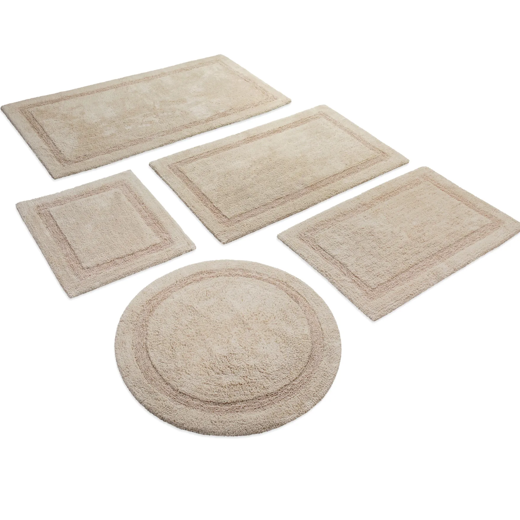 Badteppich Beige "Knut" WECONhome Basics