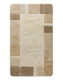 Badteppich Beige Multi