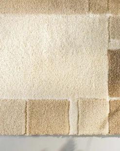 Badteppich Beige Multi