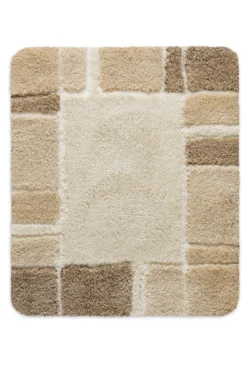 Badteppich Beige Multi