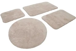 Badteppich Beige