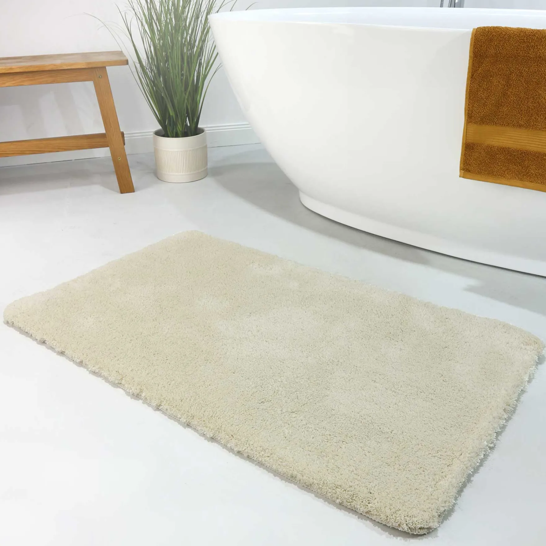 Badteppich Beige "Porto Azzurro" Homie Living