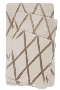 Badteppich Beige Sand