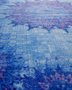 Badteppich Blau Multi 