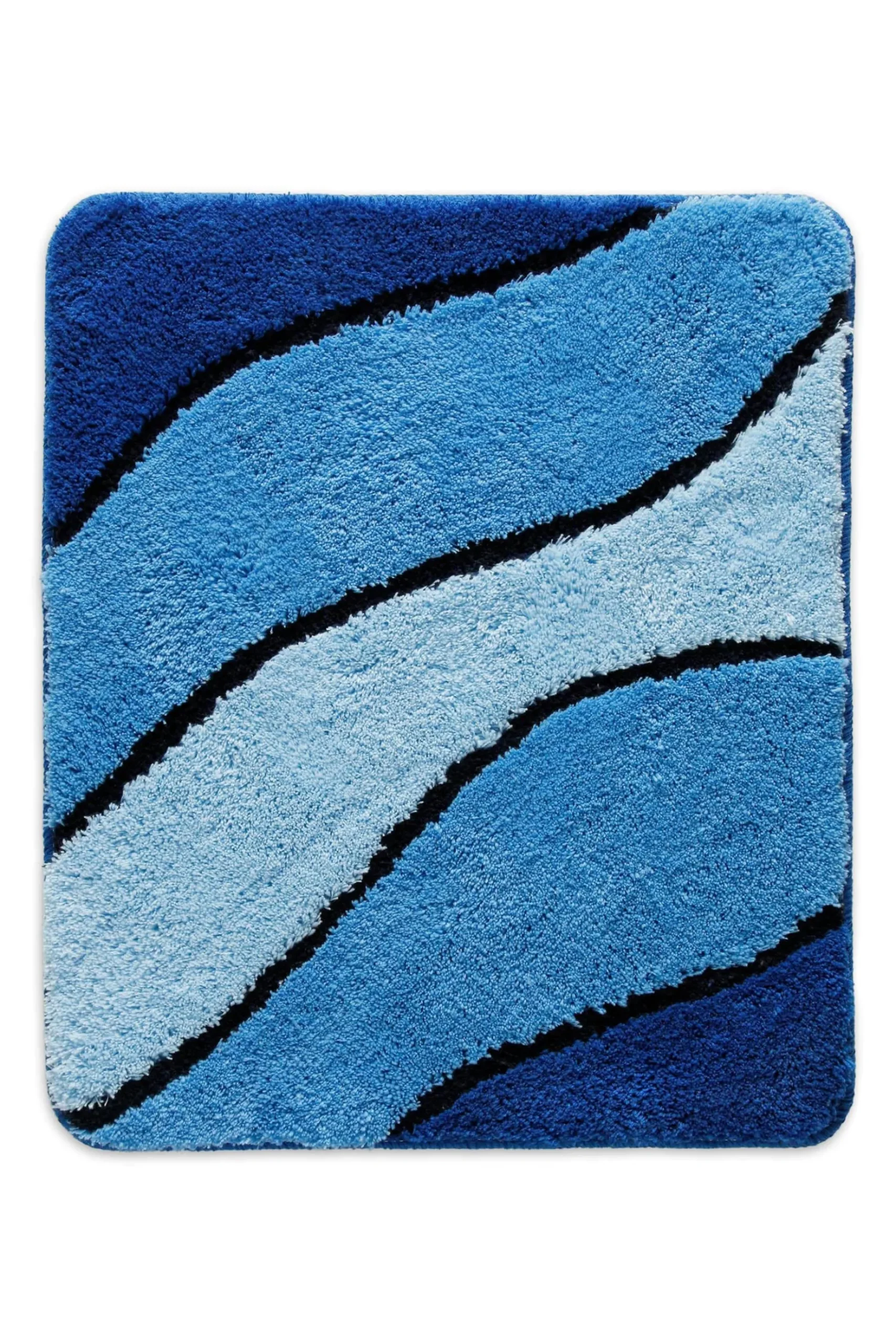 Badteppich Blau Multi "Monte Cavo" Homie Living