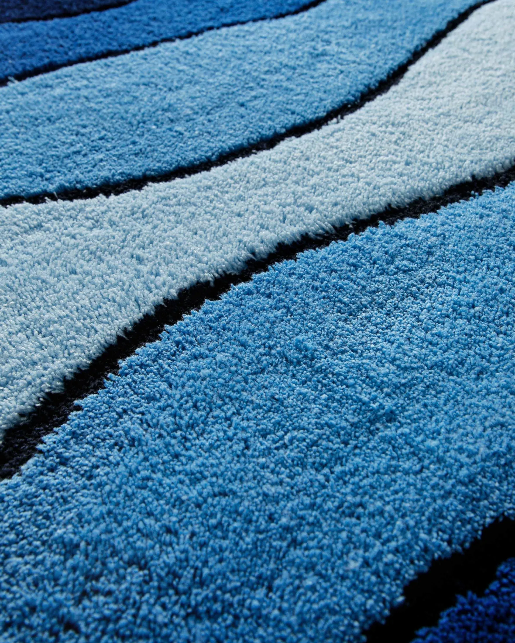 Badteppich Blau Multi "Monte Cavo" Homie Living