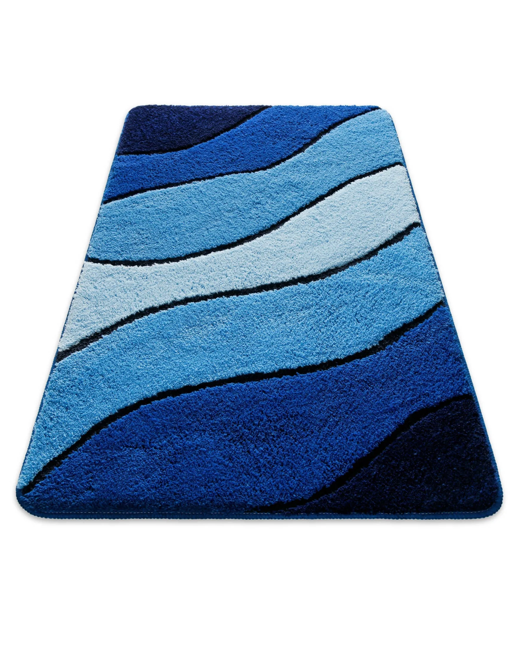 Badteppich Blau Multi "Monte Cavo" Homie Living