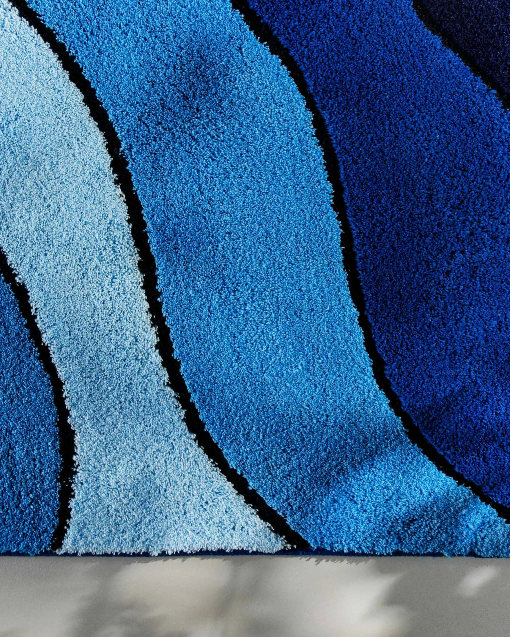 Badteppich Blau Multi "Monte Cavo" Homie Living