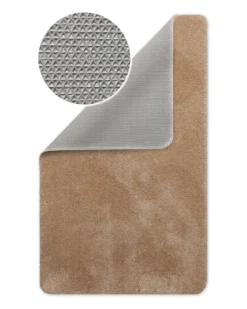 Badteppich Braun Beige