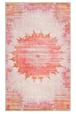 Badteppich Bunt Vintage Oriental 