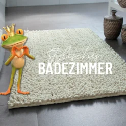 Badteppich Creme Beige "Benno" WECONhome Basics