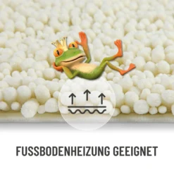 Badteppich Creme Beige "Benno" WECONhome Basics