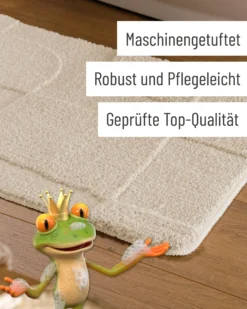 Badteppich Creme Weiß "Davie" WECONhome