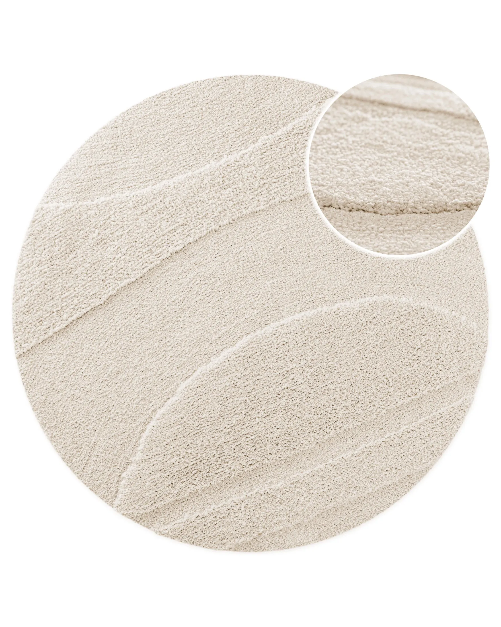 Badteppich Creme Weiß "Marc" WECONhome