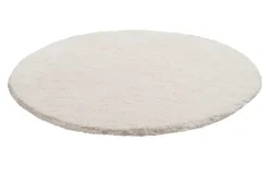 Badteppich Creme Weiß