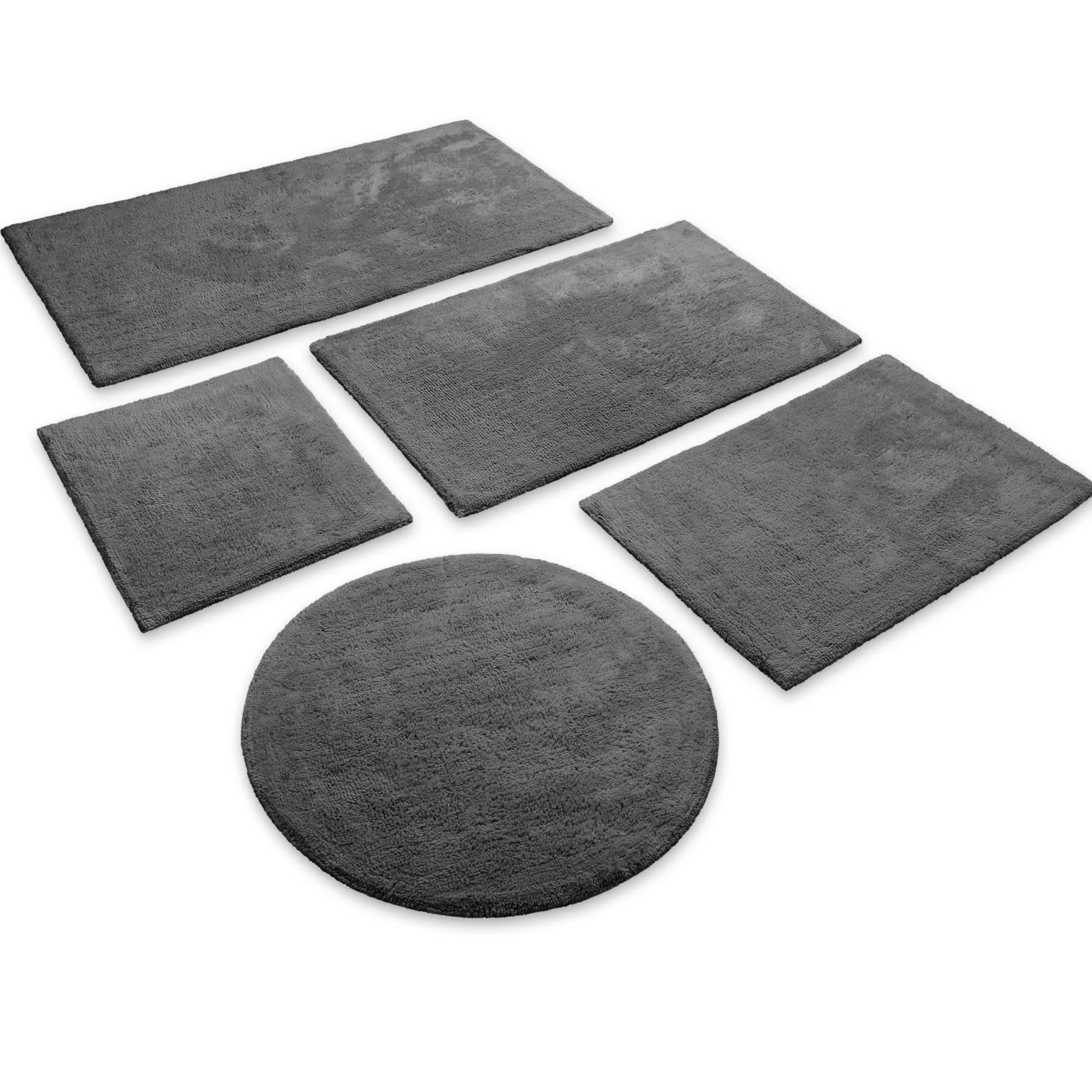 Badteppich Granit Grau "Erik" WECONhome Basics
