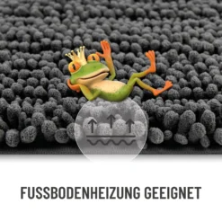 Badteppich Grau "Benno" WECONhome Basics