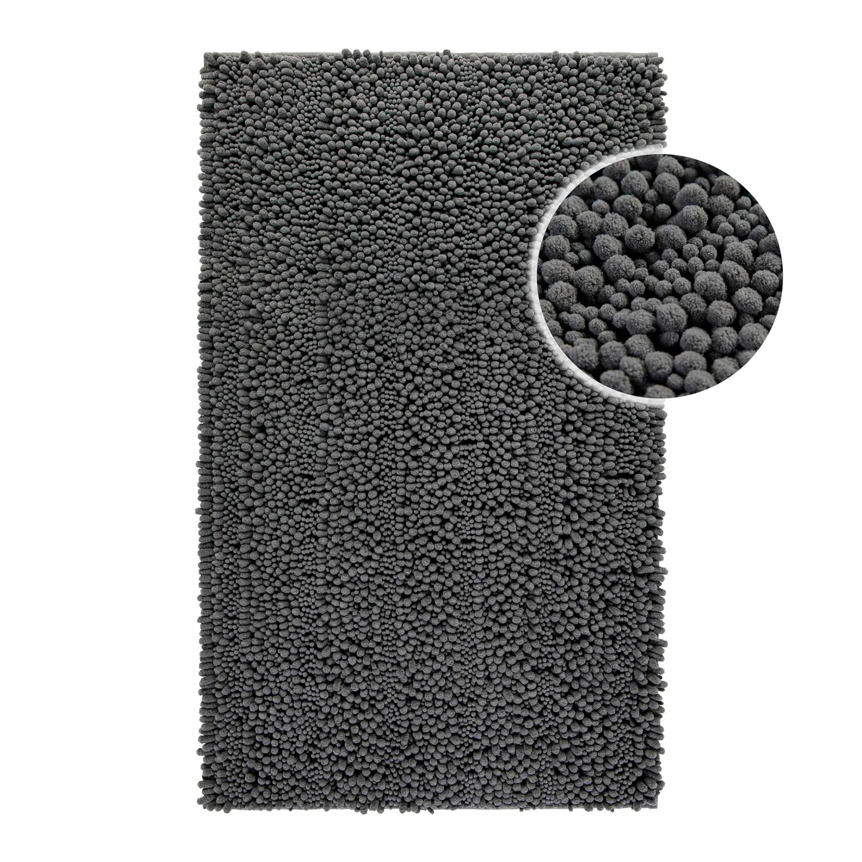 Badteppich Grau "Benno" WECONhome Basics