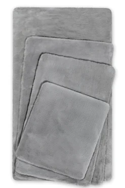 Badteppich Grau