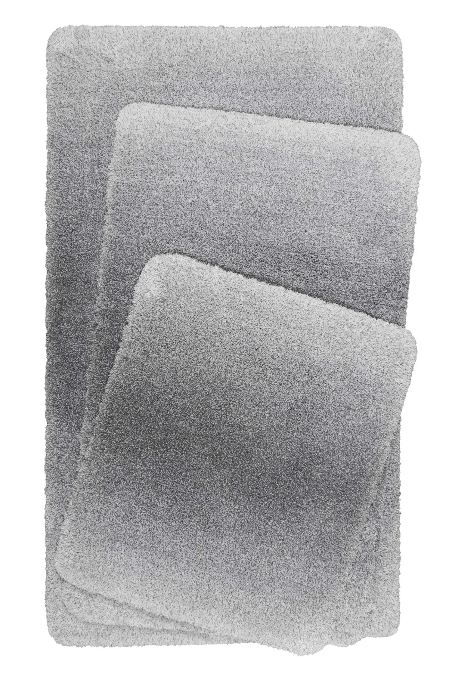 Badteppich Grau meliert "Luuk" WECONhome Basics
