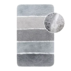 Badteppich Grau Multi 