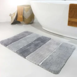 Badteppich Grau Silber "Rio Marina" Homie Living