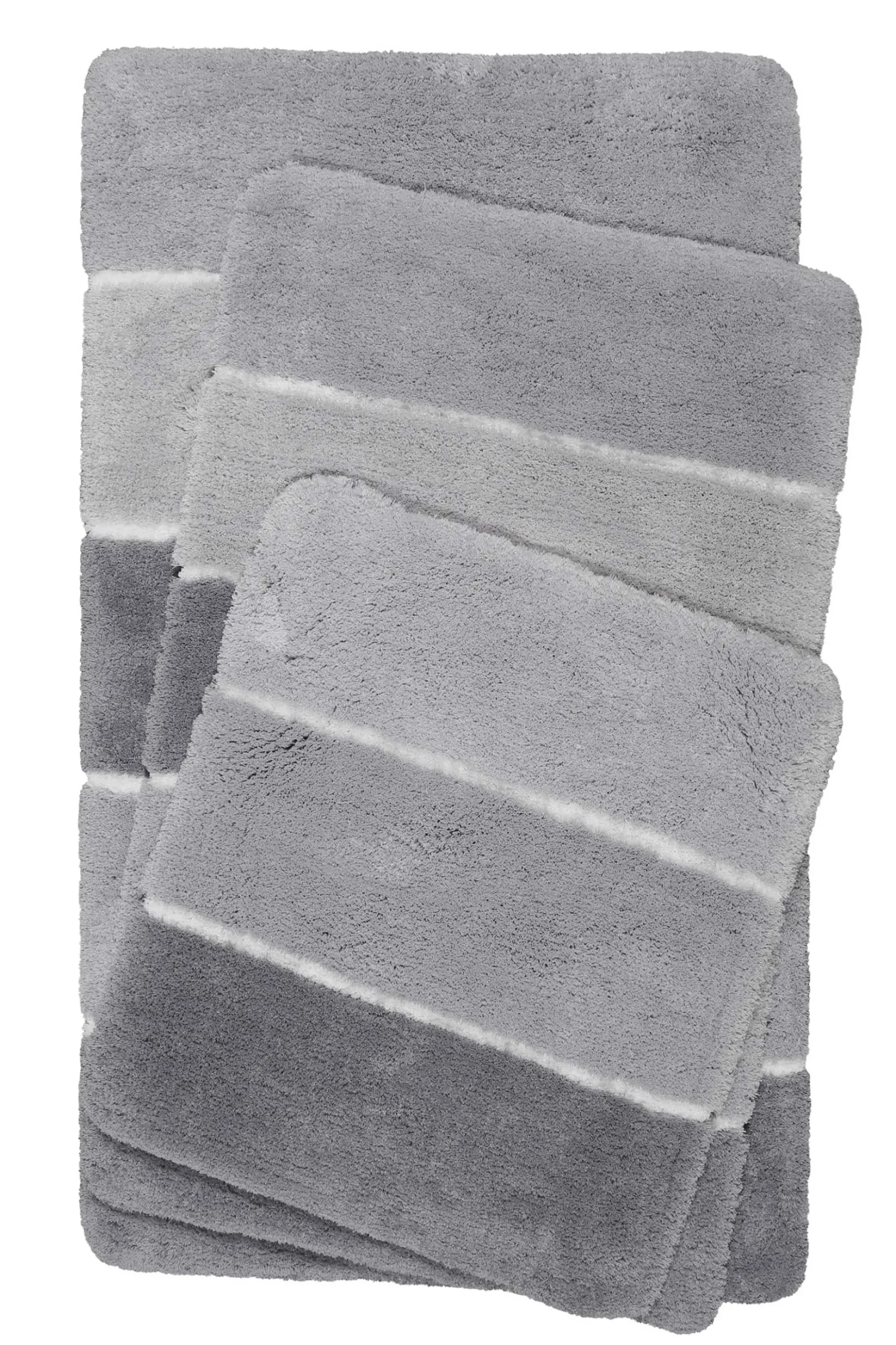 Badteppich Grau Silber "Rio Marina" Homie Living