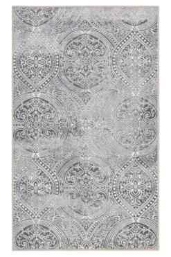 Badteppich Grau Vintage 