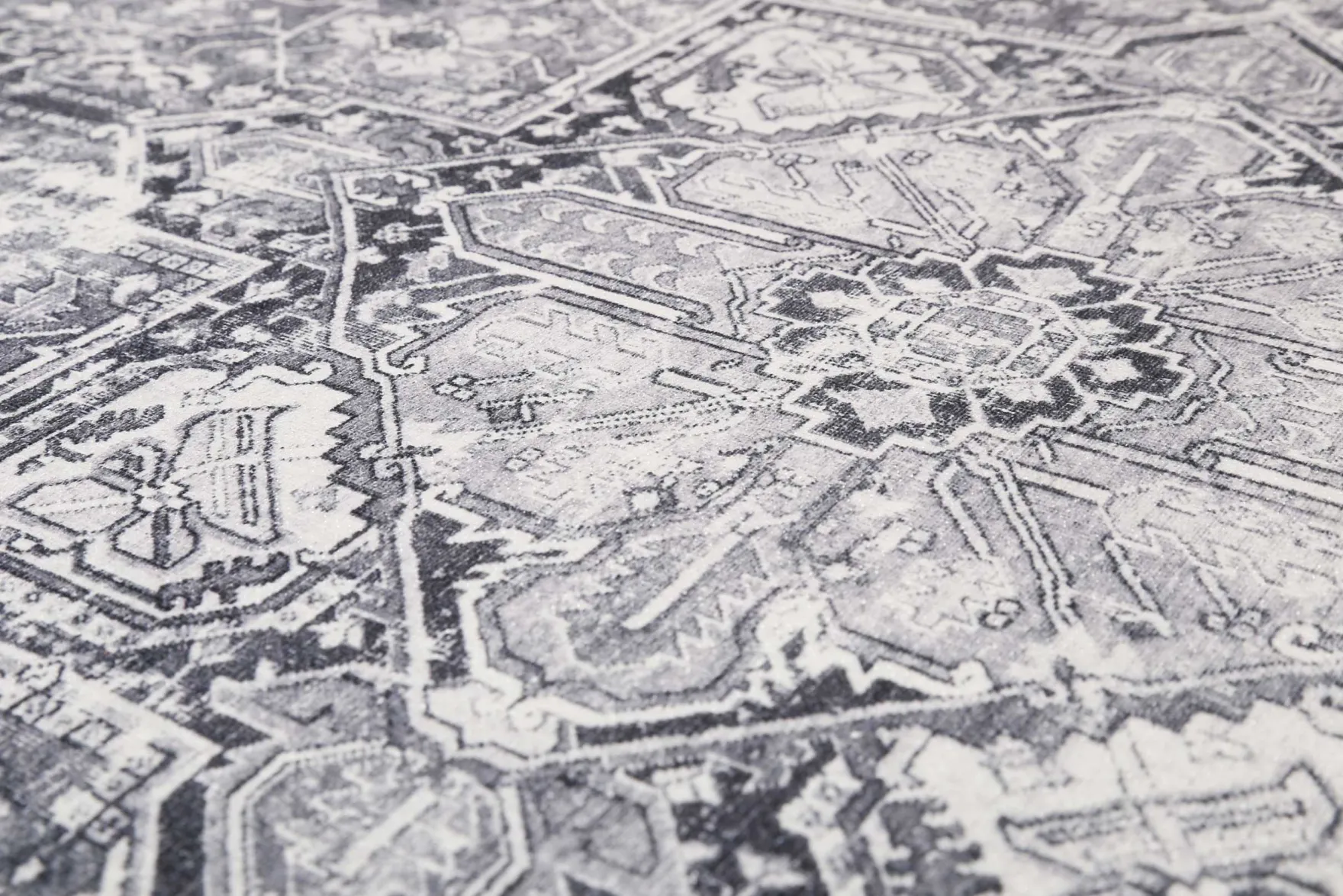 Badteppich Grau Vintage "Urban Estate" WECONhome