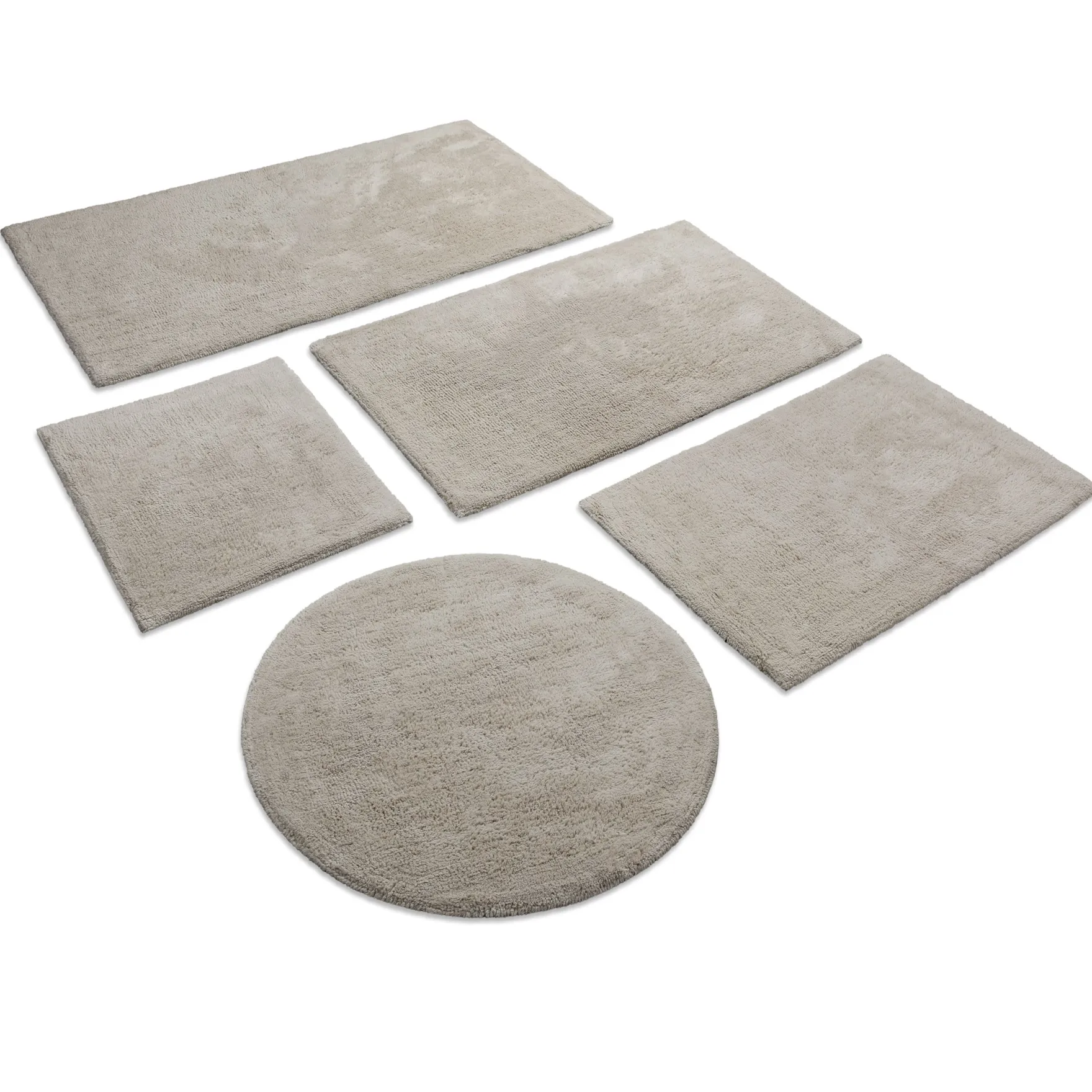 Badteppich Greige "Erik" WECONhome Basics