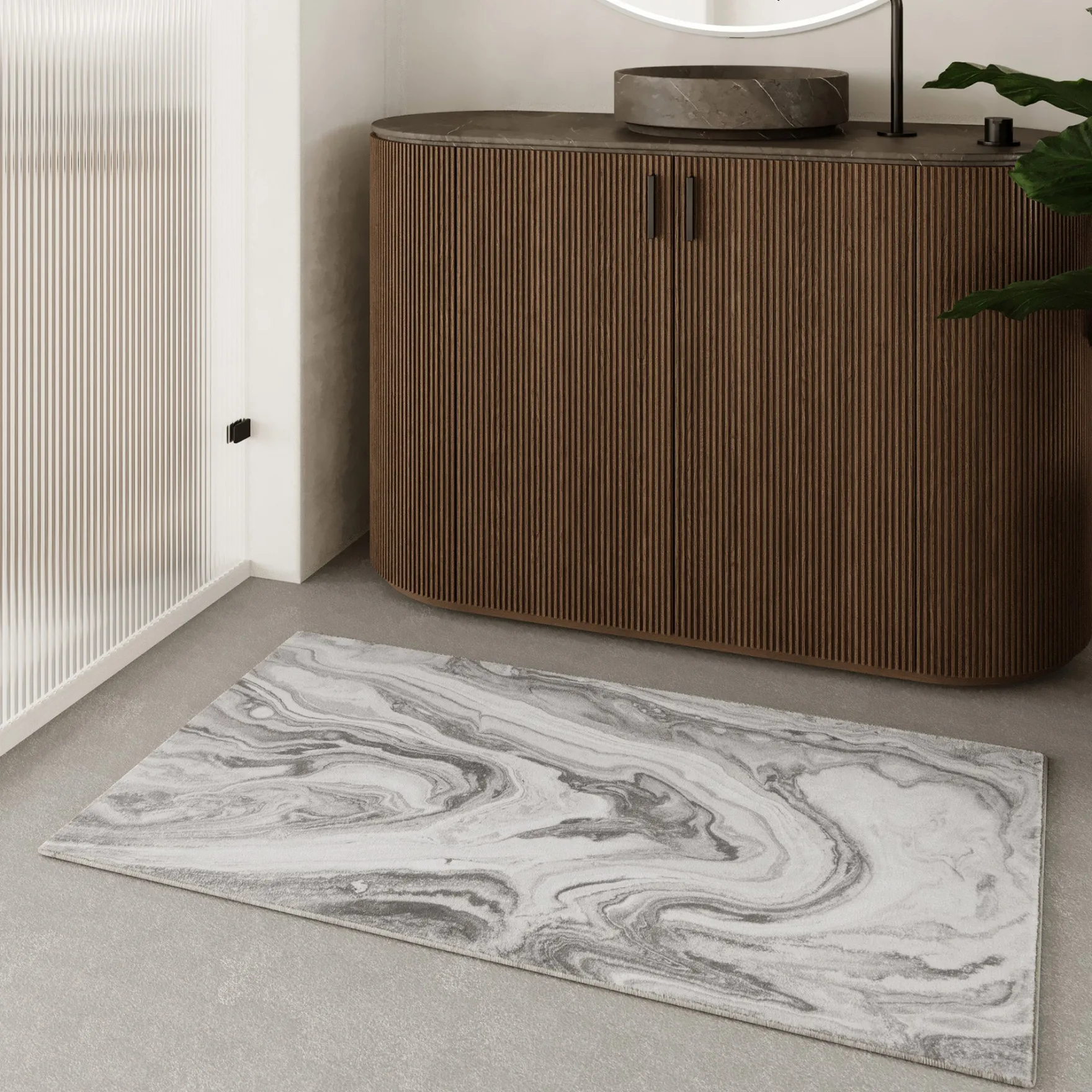 Badteppich Greige "Jani" WECONhome