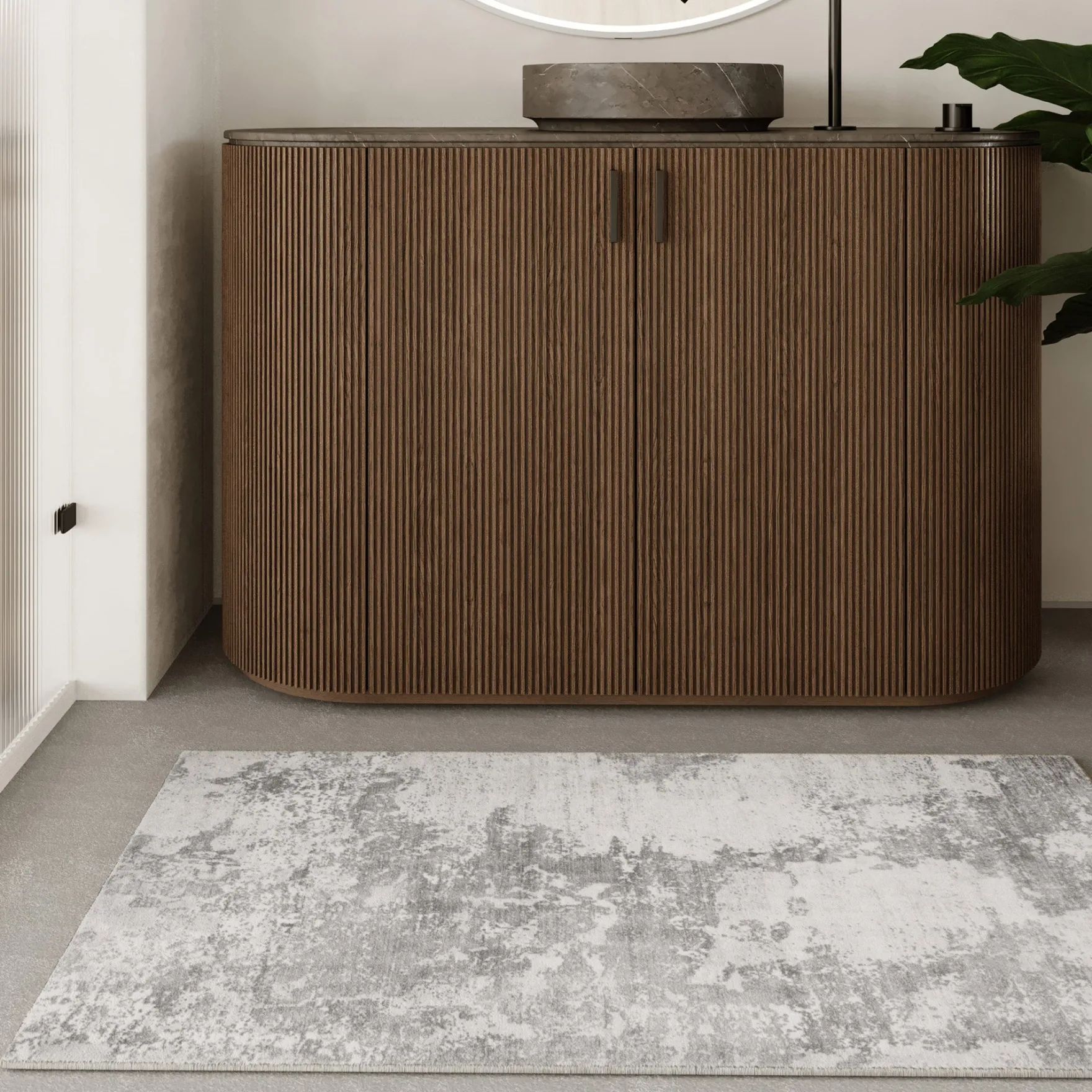 Badteppich Greige "Samu" WECONhome