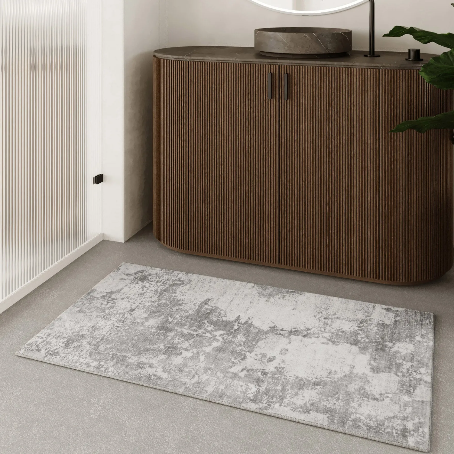 Badteppich Greige "Samu" WECONhome