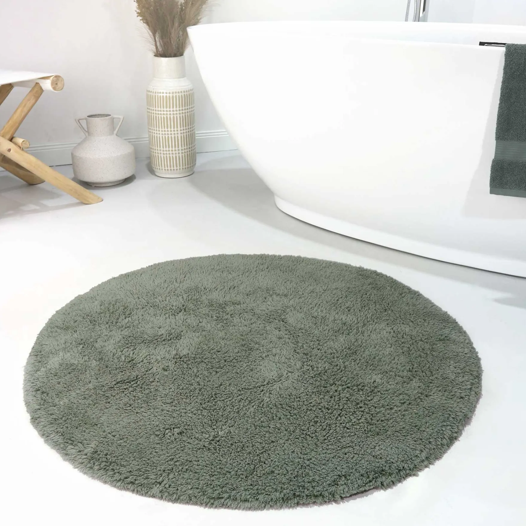 Badteppich Grün "Ole" WECONhome Basics