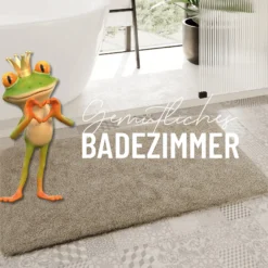 Badteppich Hell Taupe
